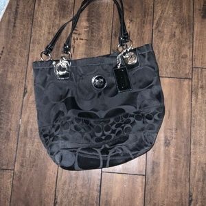 Coach Black Medium Size Purse